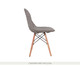 Capa para Cadeira Eames em Tricot Trançada Eiffel Charles - Cinza, Cinza | WestwingNow