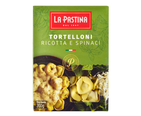 Massa Recheada La Pastina Tortelloni Ricota e Espinafre