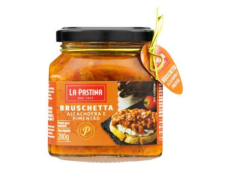 Bruschetta de Alcachofra com Pimentão La Pastina