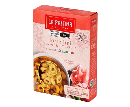 Massa Recheada La Pastina Tortellini Mortadela e Presunto