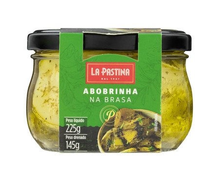 Abobrinha Na Brasa La Pastina Óleo de Girassol - 225G