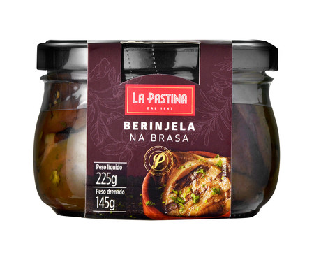 Berinjela Na Brasa La Pastina em Óleo de Girassol