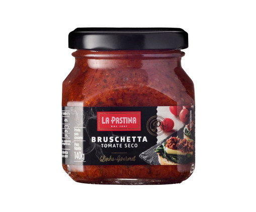 Bruschetta de Tomate Seco Gourmet La Pastina - 140G, Transparente | WestwingNow