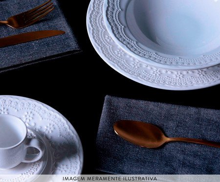 Jogo de Jantar Madeleine Branco I | Westwing