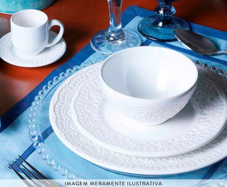 Jogo de Jantar Madeleine Branco I | Westwing
