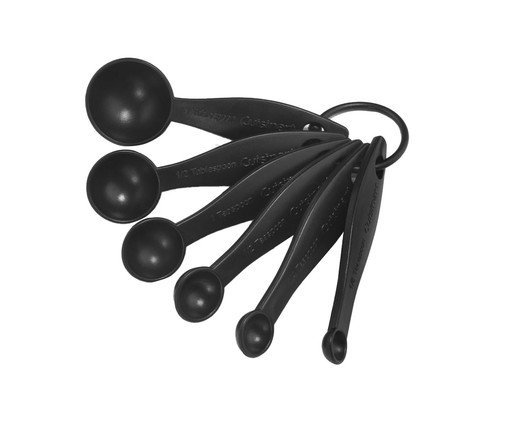 Jogo de Colheres Medidoras Round, Preto | WestwingNow