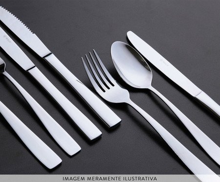 Jogo de Facas em Inox de Mesa Pisa | Westwing