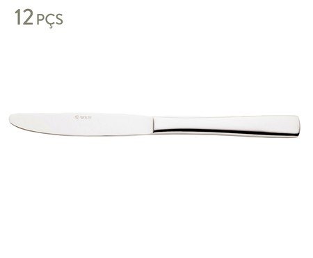 Jogo de Facas em Inox de Mesa Pisa | Westwing