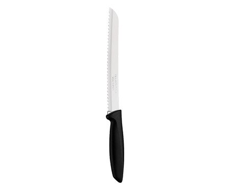 Faca para Pão em Inox Plenus Preta | Westwing