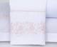 Jogo de Lençol com Bordado Laccio Branco e Rosa - 200 Fios, Rosa | WestwingNow