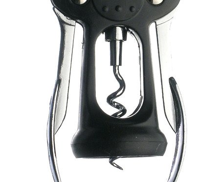 Saca-Rolhas em Inox Janelle Preto | Westwing