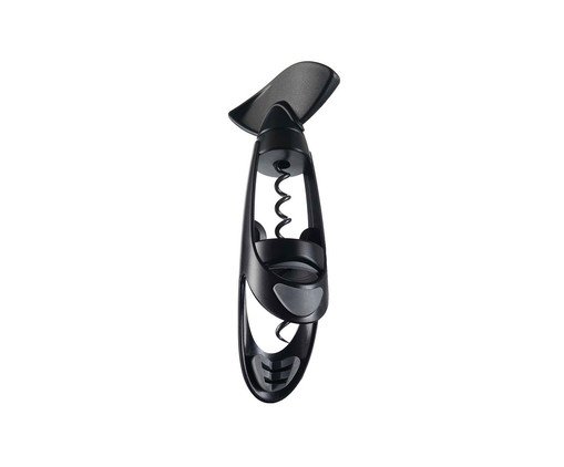 Saca-Rolhas em Inox Twister, Preto | WestwingNow