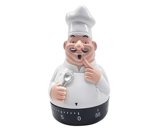 Timer Cozinha Cozinheiro, Branco | WestwingNow