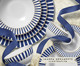 Jogo de Jantar Art Deco, Azul | WestwingNow