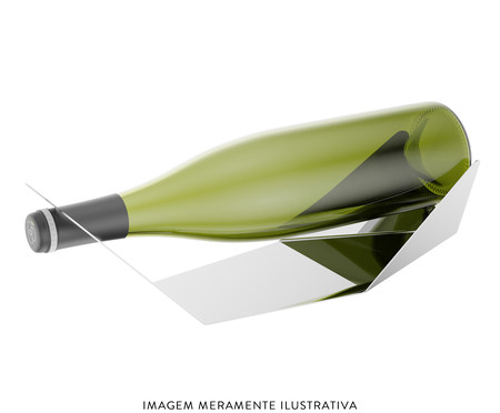 Porta Vinho em Inox Origami | WestwingNow