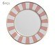 Jogo de Pratos Rasos Pink Strip, Rosa | WestwingNow