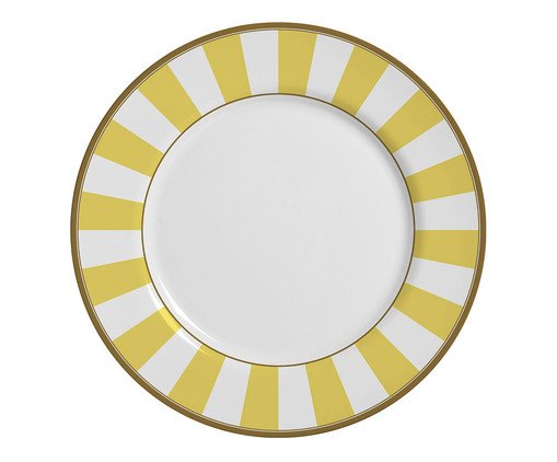 Sousplat Stripe Amarelo, Amarelo | WestwingNow