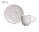 Jogo de Xícaras para Café em Cerâmica Coup Stoneware Haya - 06 Pessoas, Off-White | WestwingNow