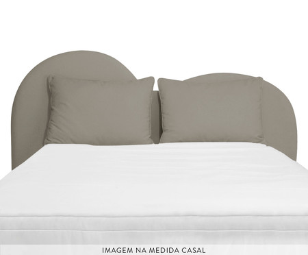 Cabeceira Com Almofadão Pillow Em Boucle Hill Verde | Westwing