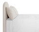 Cabeceira Com Almofadão Pillow Em Boucle Hill OffWhite, OffWhite | WestwingNow