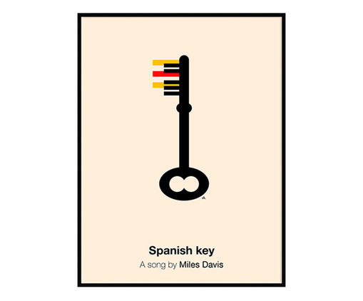 Quadro Spanish Key, Bege | WestwingNow