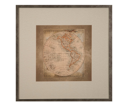 Quadro Mapa Mundi Ii | Westwing