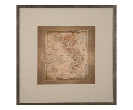 Quadro Mapa Mundi Ii | Westwing