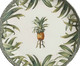 Jogo de Pratos Rasos em Cerâmica Coup Pineapple 06 Pessoas - Verde, Verde | WestwingNow