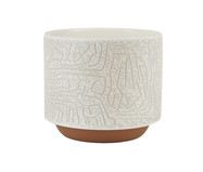 Vaso em Cerâmica Rustic Branco | WestwingNow