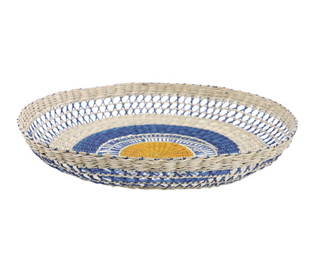 Cesta em Sea Grass Sunrise II Azul