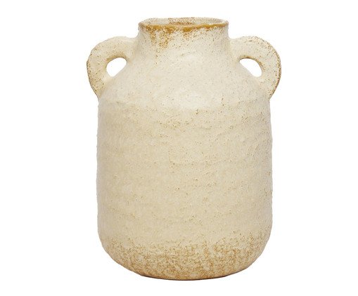 Vaso em Cerâmica Orelhas II Bege, Bege | WestwingNow
