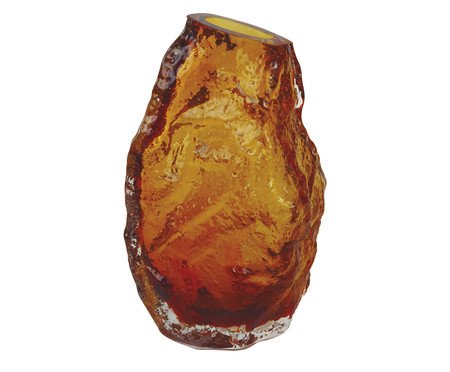 Vaso Murano Organic II Âmbar | Westwing