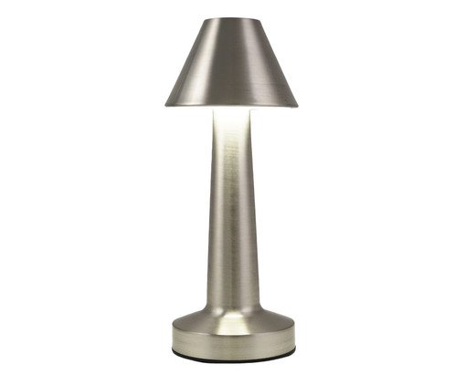 Luminária de Mesa em Metal Firme para USB Prateado, Prata ou Metálico | WestwingNow