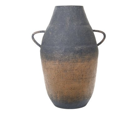 Vaso em Ferro com Pequenas Alças Preto I | Westwing