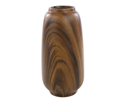 Vaso Alto em Madeira Dolamita Natural, Natural | WestwingNow