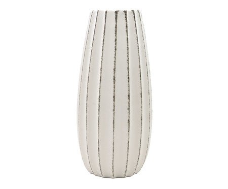 Vaso em Cerâmica Desgastado I Off White | Westwing
