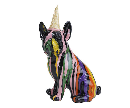 Enfeite Dog Unicorn em Poliresina, Colorido | WestwingNow