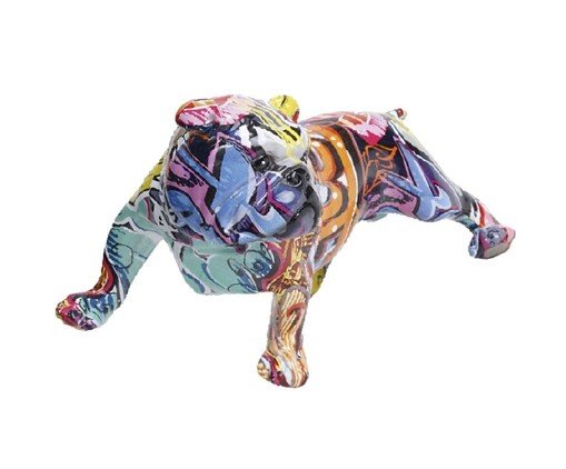 Coloful Doggo em Poliresina, Colorido | WestwingNow