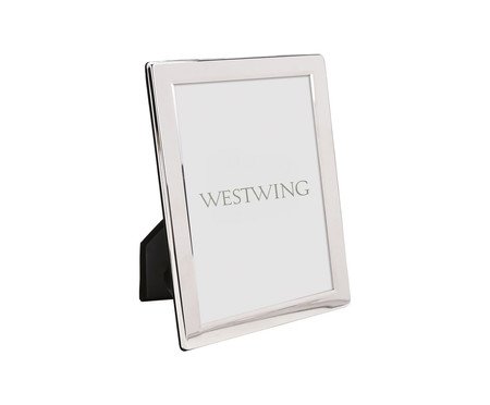 Porta-Retrato Cromado Chérie II Prateado | Westwing