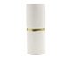 Vaso de Cerâmica Filete Branco e Dourado II, Off White | WestwingNow
