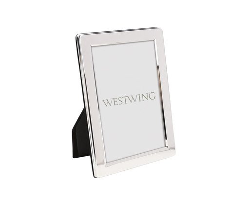 Porta-Retrato Cromado Chérie I Prateado, Prata ou Metálico | WestwingNow