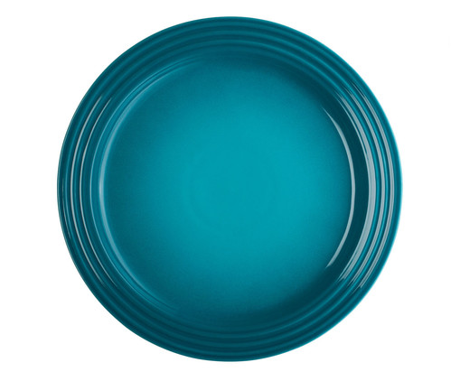 Prato Raso em Cerâmica - Azul, Azul | WestwingNow