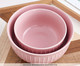 Bowl Canelado em Porcelana Gourmand Rosa, Rosa | WestwingNow