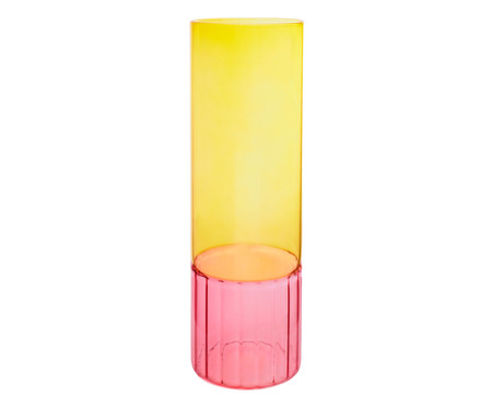 Vaso Dual Amarelo e Rosa | Westwing