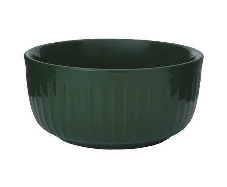 Bowl Canelado em Porcelana Gourmand Verde