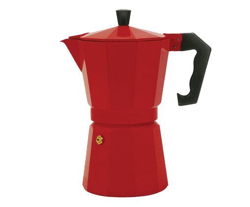 Cafeteira Italiana Honario Vermelha, Vermelho | WestwingNow