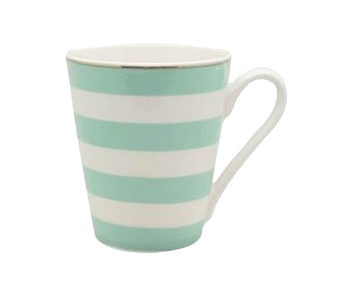 Caneca em Porcelana Encanto Lines Azul, Azul | WestwingNow