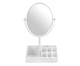 Espelho de Mesa com Divisórias Stella - Branco, Branco | WestwingNow