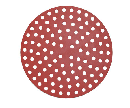 Tapete de Silicone para Air Fryer Vermelho