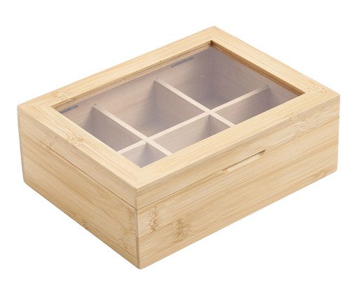 Caixa de Chá em Bambu Mystic, Natural | WestwingNow